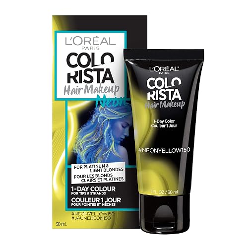 L'oreal Paris Hair Color Colorista Makeup 1-day for Blondes, Neon Yellow 150, 1 Fluid Ounce Beauty & Personal Care L'Oreal Paris