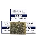 Zatural Neem Cleansing Bar - 100% Plant-Based Neem Oil Soap for Face and Body - Cold-Pressed, Vegan, and Fragrance-Free - Natural Skin Support - 4 oz Beauty & Personal Care Zatural