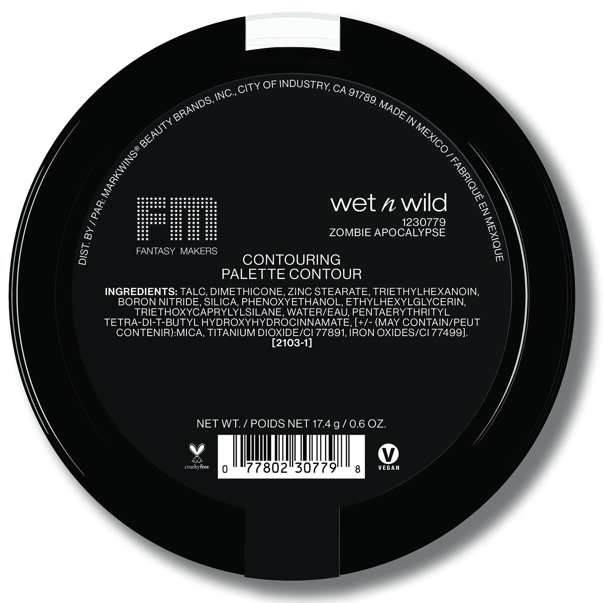 wet n wild Fantasy Makers Halloween Contour Palette Zombie Apocalypse
