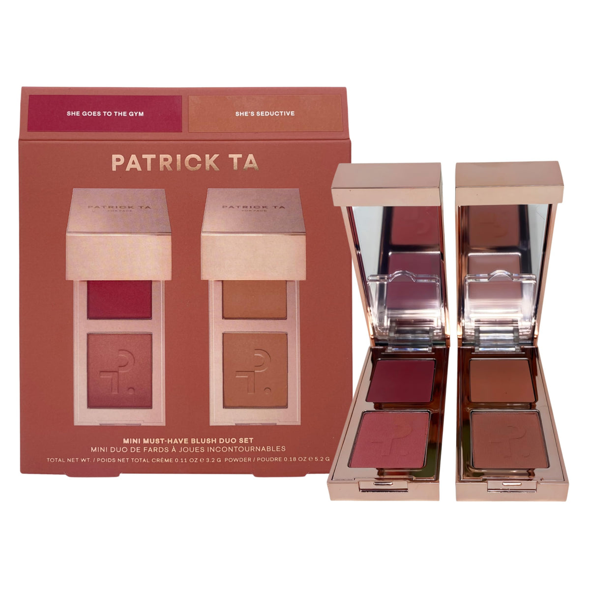 Patrick Ta Mini Must-Haves Blush Duo Set - She Goes To The Gym/She's Seductive