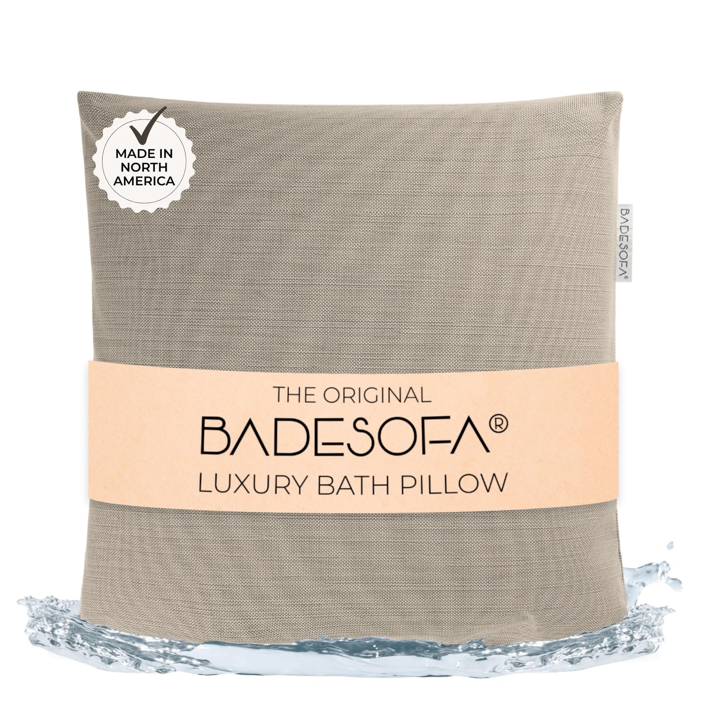 BADESOFA® Luxury Bath Pillow M - Lusciously Soft & Comfortable Tub Pillow for Bathtub - Washable & Quick-Drying Bath Back Pillow - Non-Slip Full Body Beauty and Personal Care BADESOFA