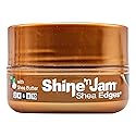 Ampro Shine-n-Jam Shea Edges - Infused with Shea Butter and Silk Protein to Moisturize Hair - Great for Taming Fringe, Ponytails, and Updos - Firm Beauty & Personal Care AmPro