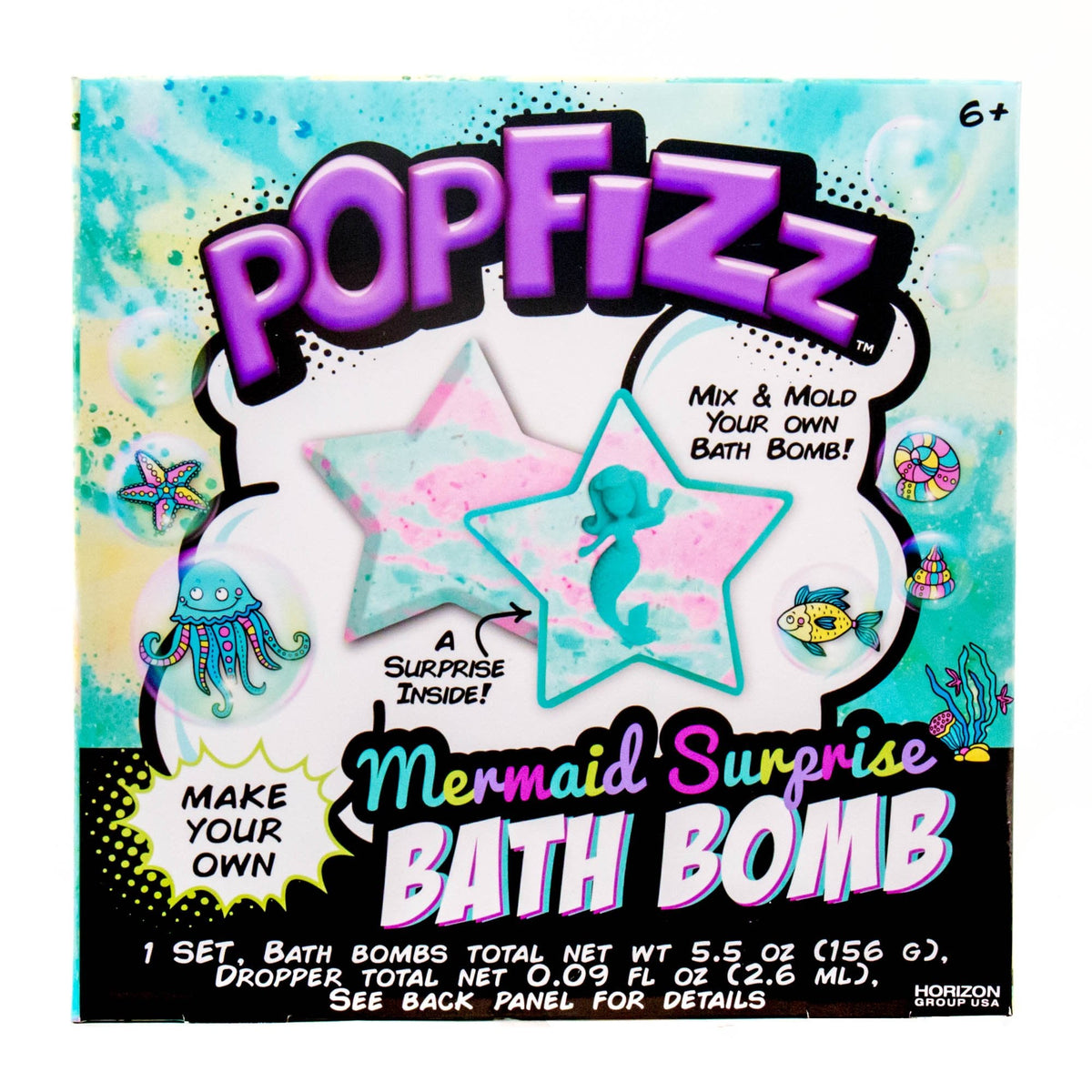 Pop Fizz Make Your Own Glow (85360) - Bath Bombs, Ocean Breeze Scent Beauty & Personal Care Pop Fizz