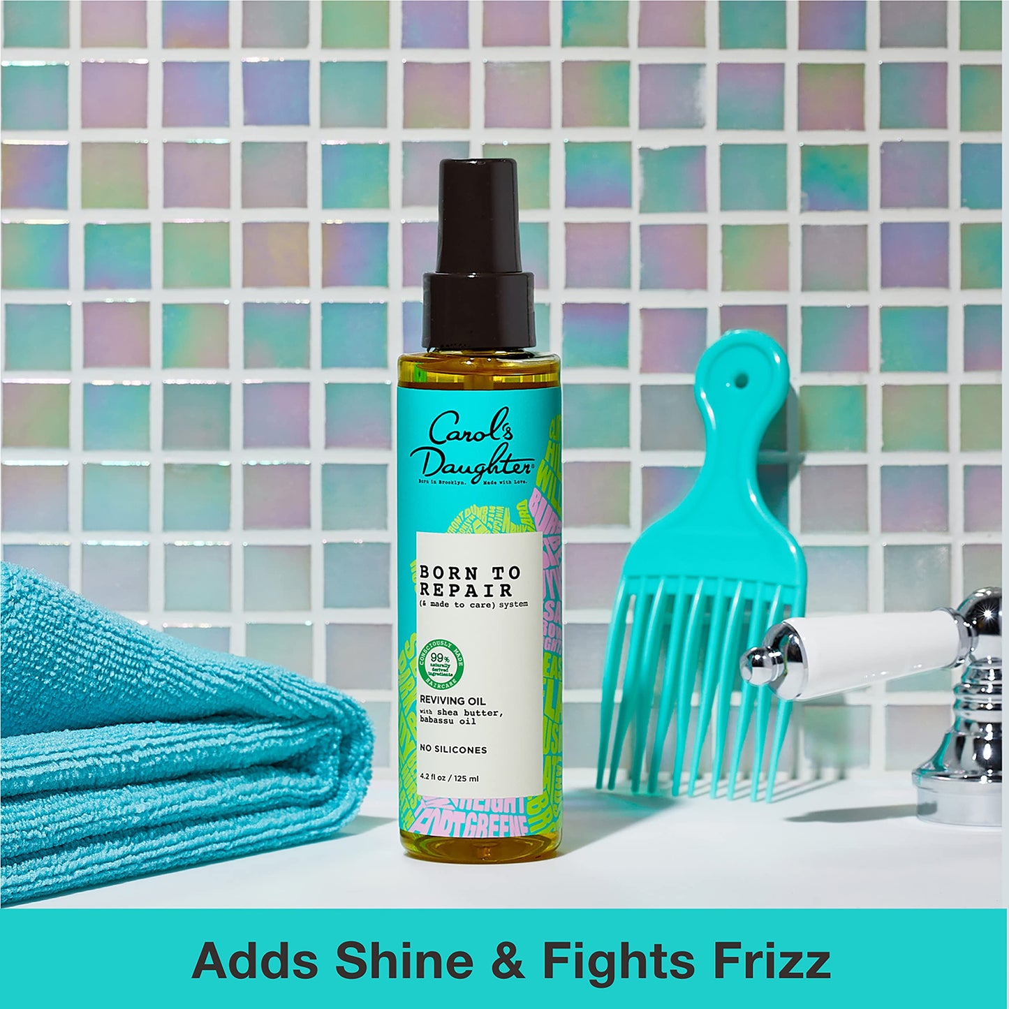 Carol's Daughter Born To Repair Reviving Hair Oil for Dry Damaged Hair & All Curl Types, Made with Shea Butter, 4.2 Fl Oz Beauty & Personal Care Carol's Daughter
