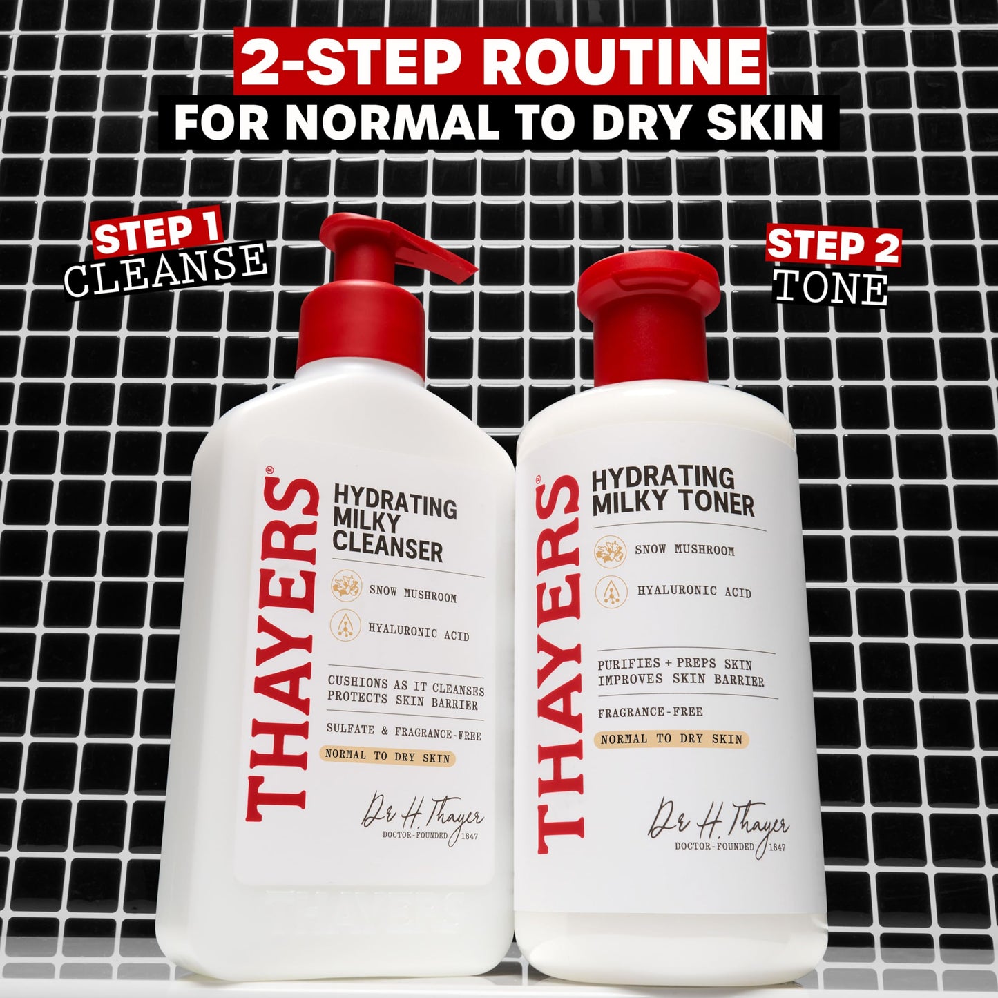 Thayers Milky Hydrating Face Cleanser with Snow Mushroom and Hyaluronic Acid, Dermatologist Recommended Gentle Facial Wash and Hydrating Skincare Beauty & Personal Care THAYERS