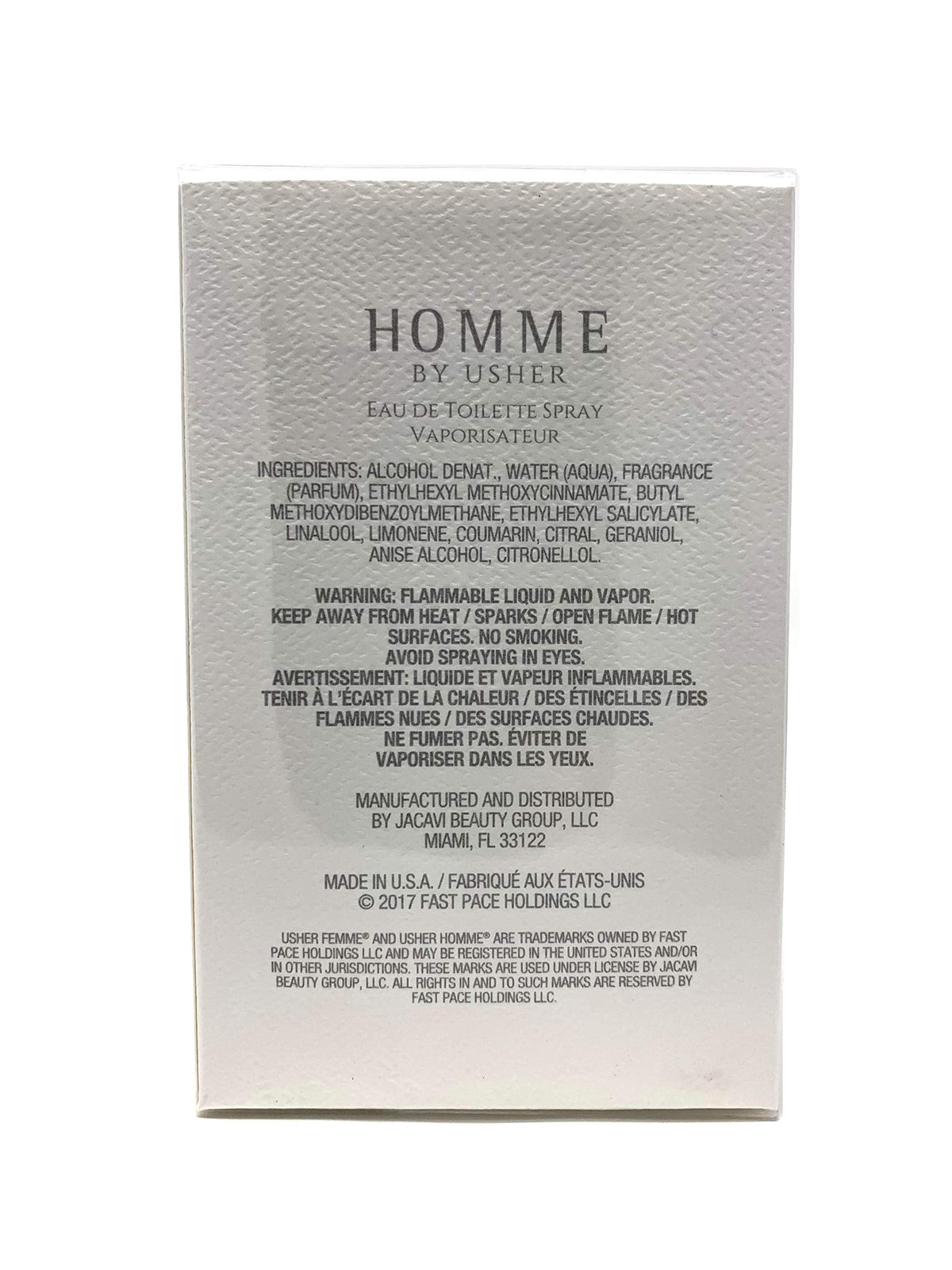 Usher Homme Men EDT Spray 3.4 oz Beauty & Personal Care Usher