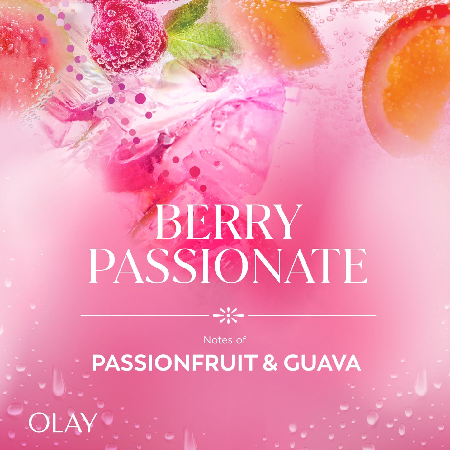 Olay Body Wash for Women, 24/7 Skin-Loving Freshness, Miami Mocktails, Plant Based Cleansers, Vitamin B3 & Antioxidant Blend, All Skin Types, Berry Beauty and Personal Care Olay