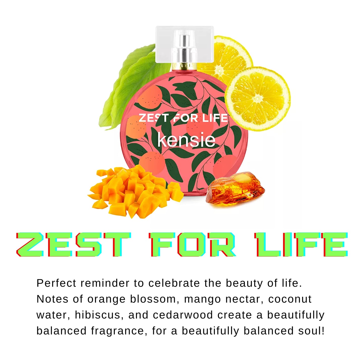 Kensie Zest for Life 4 Piece Gift Set EDP, 3.4 fl. oz. Beauty & Personal Care kensie