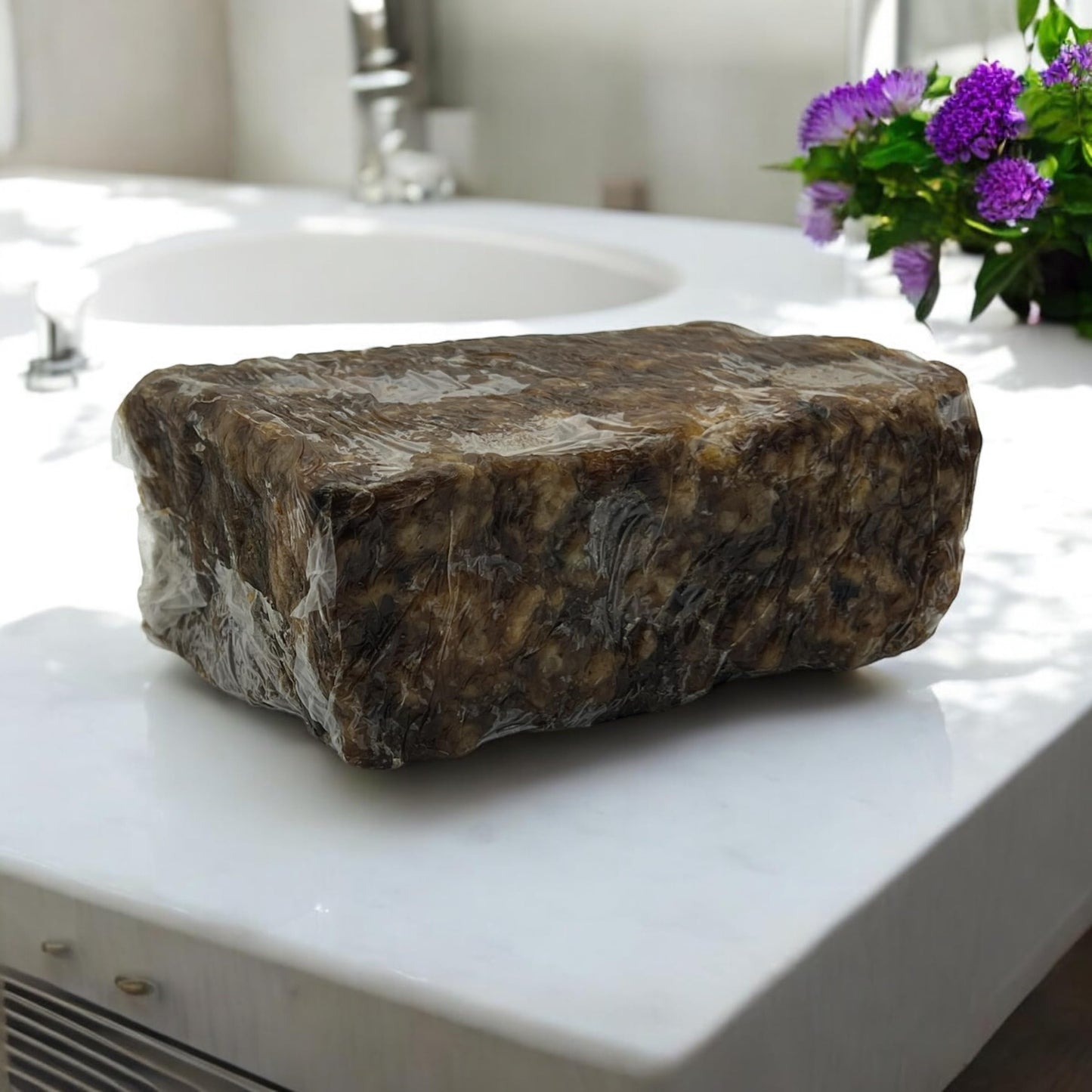 Natural African Black Soap, Pure & Natural Ingredients, Imported From Ghana - 1 lb (16 oz) Beauty & Personal Care Pachamama Essentials