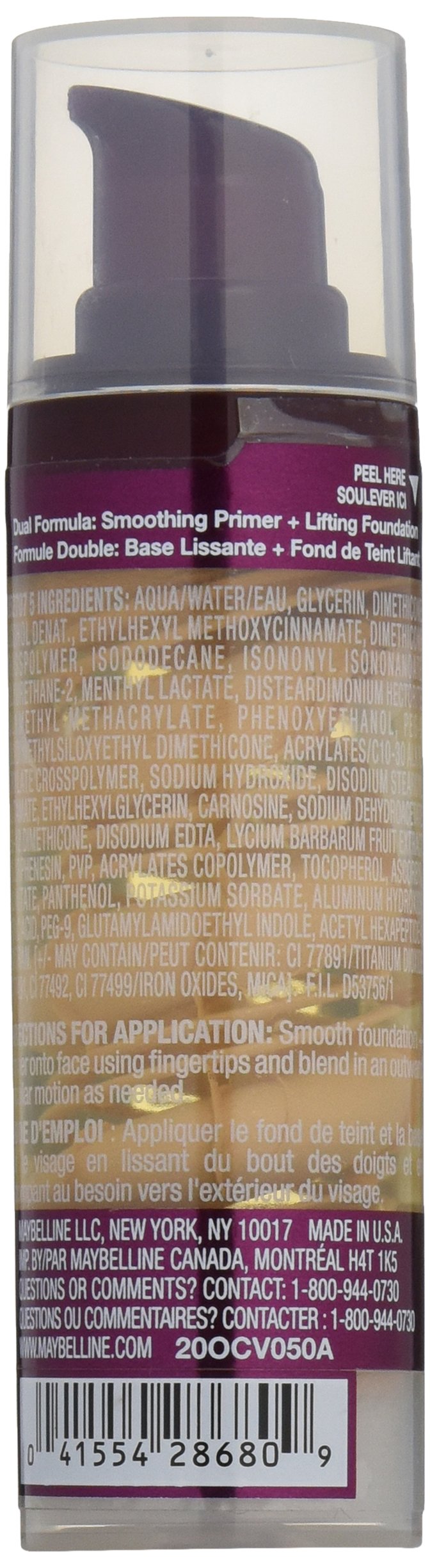 Maybelline New York Instant Age Rewind The Lifter Makeup, Classic Ivory, 1 Fluid Ounce Beauty & Personal Care MAYBELLINE