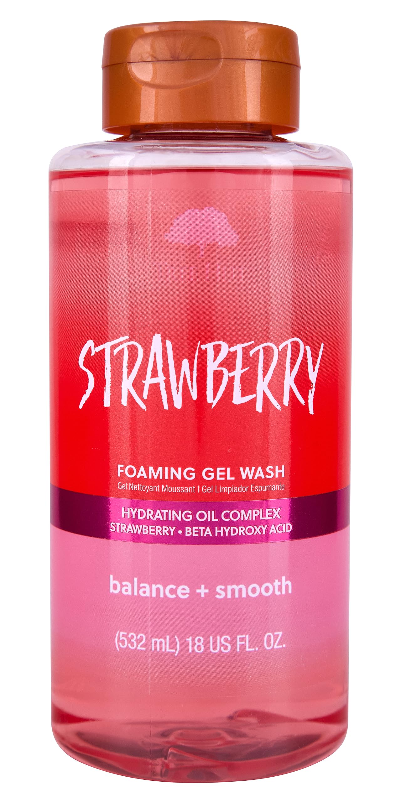Tree Hut Strawberry Foaming Gel Wash | Cleanse & Soothe Skin Without Stripping Moisture | Made with our Hydrating Oil Complex | 18 fl oz. Beauty & Personal Care Tree Hut