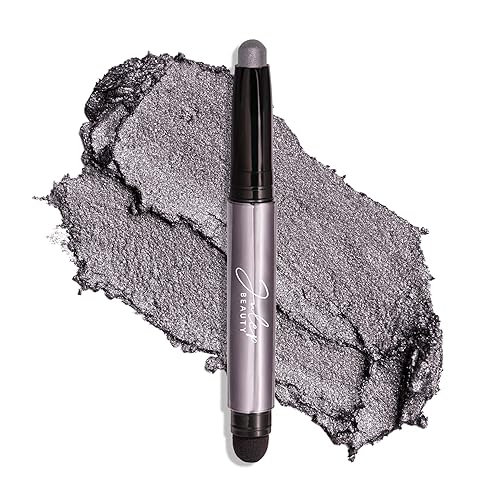 Julep Eyeshadow 101 Cream-to-Powder Waterproof Shadow Stick - Smoky Grey Shimmer - Long-Lasting, Crease-Proof, Medium Grey Shimmer Cream Eyeshadow Beauty & Personal Care Julep