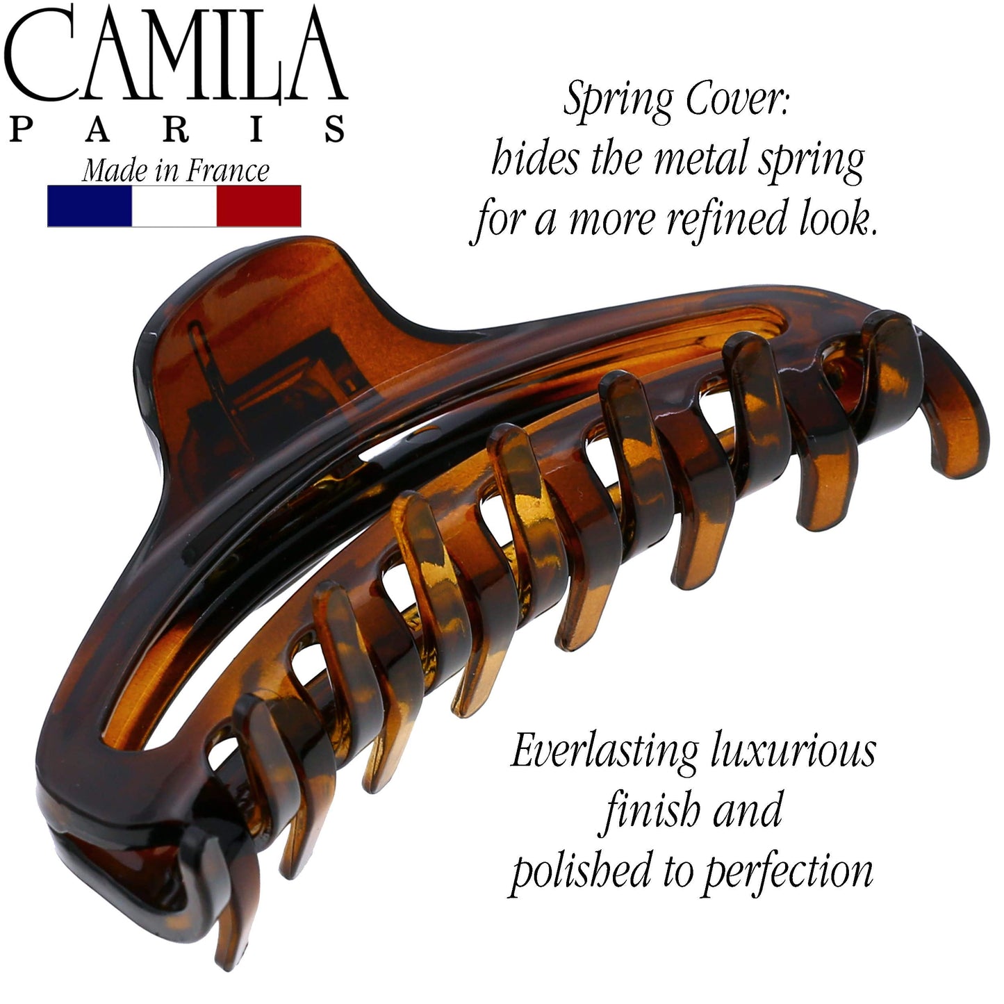 Camila Paris CP2370 French Hair Clip for Women, Medium Narrow, Open, Girls Hair Claw Clips Jaw Fashion Durable and Styling Hair Accessories for Women Beauty & Personal Care Camila