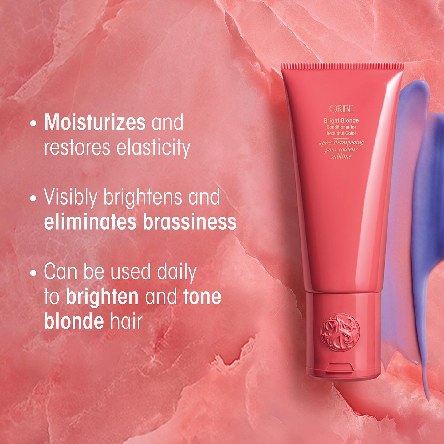 Oribe Bright Blonde Conditioner for Beautiful Color | Purple Toning Conditioner | Conditions and Restores Radiance to Blonde Hair | 33.8 oz Beauty & Personal Care ORIBE
