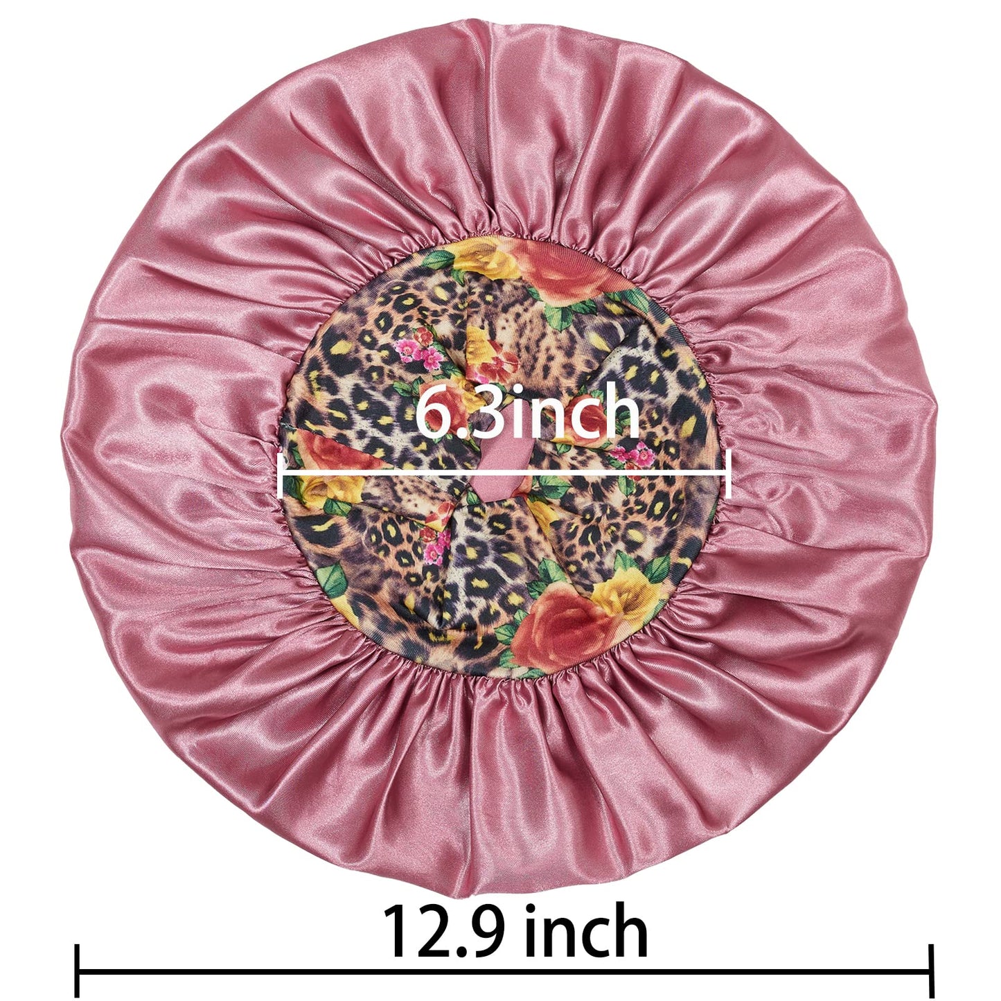 3 Pack Satin Bonnet Silk Hair Bonnet for Sleeping, Sleep Bonnets for Women Large Wide Soft Band Sleep Cap for Curly Hair Braids Beauty and Personal Care PHILIGHTS