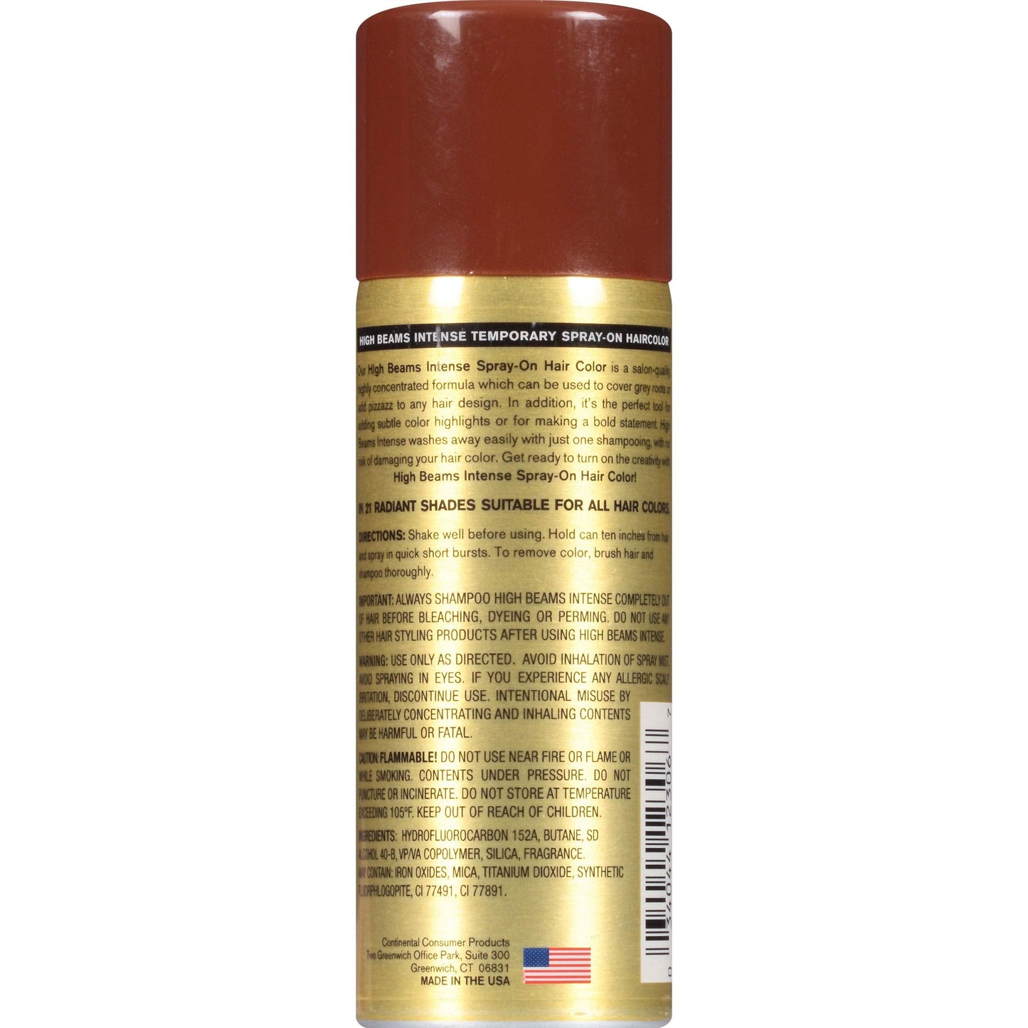 High Beams Intense Temporary Spray On Hair Color, Brown, 2.7 Oz,Pack of 3 Beauty & Personal Care High Beams