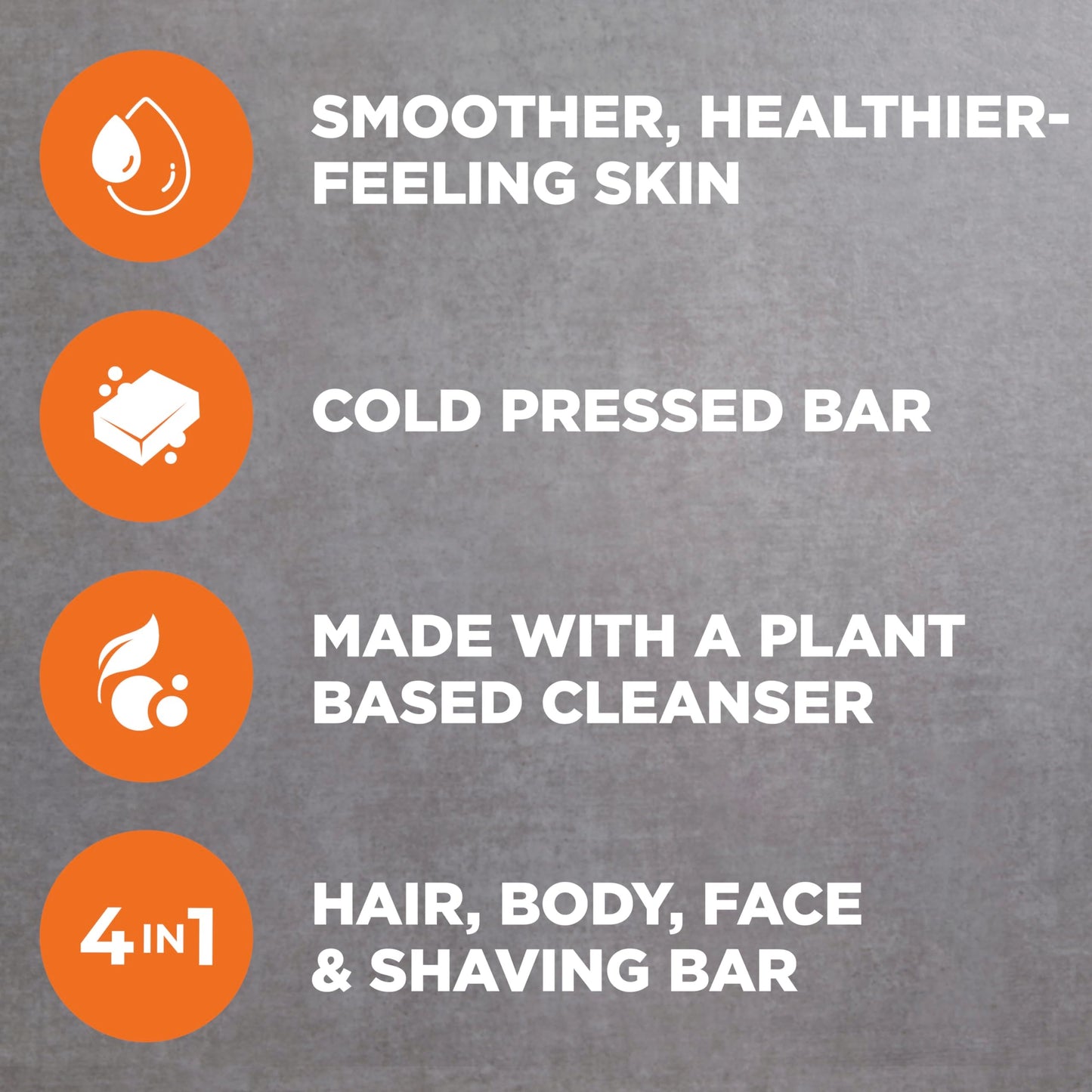 Dove Men+Care Cleansing Bar Soap Blood Orange + Sea Salt 4 Bars to Rebuild Skin in the Shower, a 4in1 Hair, Body, Face & Shaving Bar with Plant-Based Beauty and Personal Care DOVE MEN + CARE