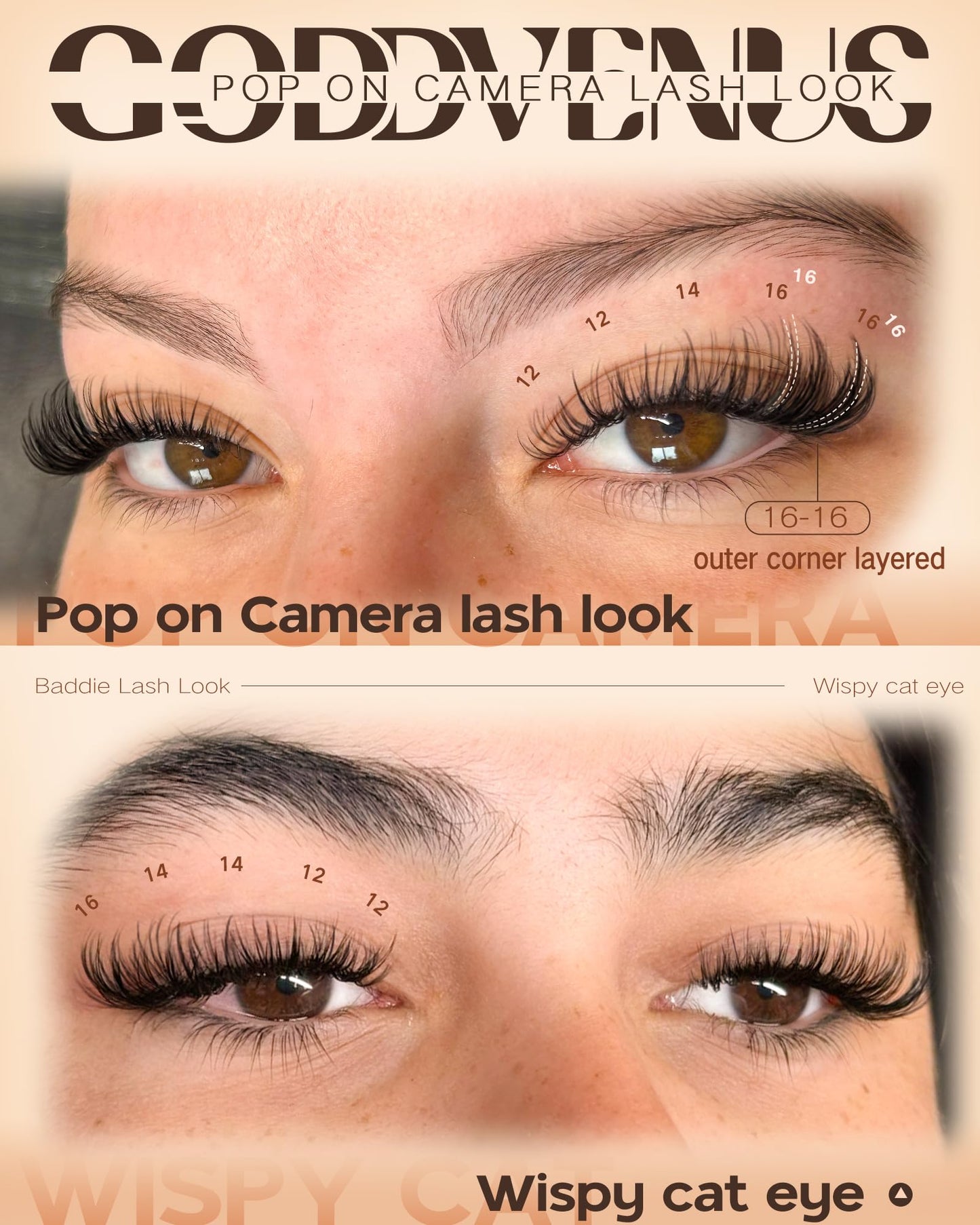 Goddvenus Spider Eye Lash Clusters Wispy Eyelash Clusters, D Curl Cluster Eyelash Extensions Natural Look, 10-16mm False Eyelashes for K Jenner Vibes Beauty and Personal Care Goddvenus