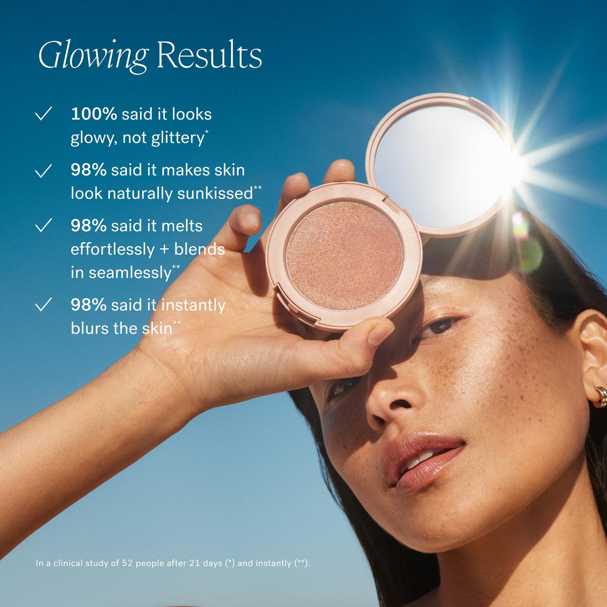 ILIA - Sunshift Cream Bronzer (Bask | Rich rosy bronze)