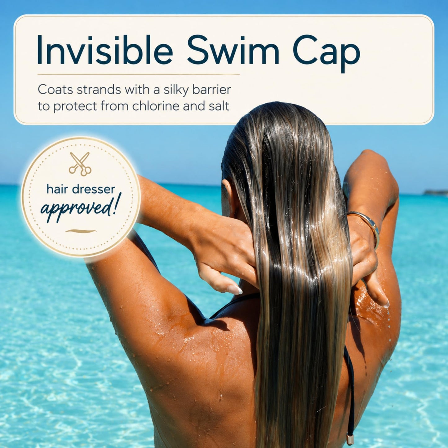 Coastal Grl PRE-SWIM Saltwater & Chlorine Hair Protectant, Leave In Conditioner for Swimming, Pool & Beach for Dry Frizzy, Color Treated Hair Beauty and Personal Care coastal grl