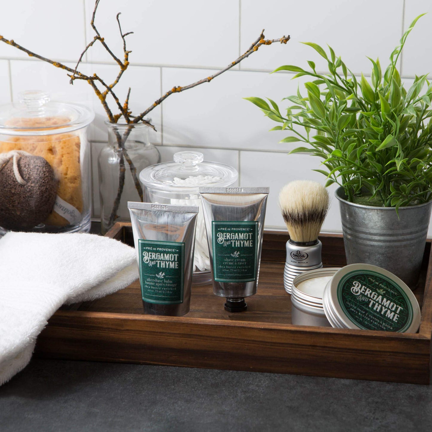 Pre de Provence Bergamot & Thyme Men's Fragrance Collection, Shave Cream, 75 ML Beauty & Personal Care Pre de Provence