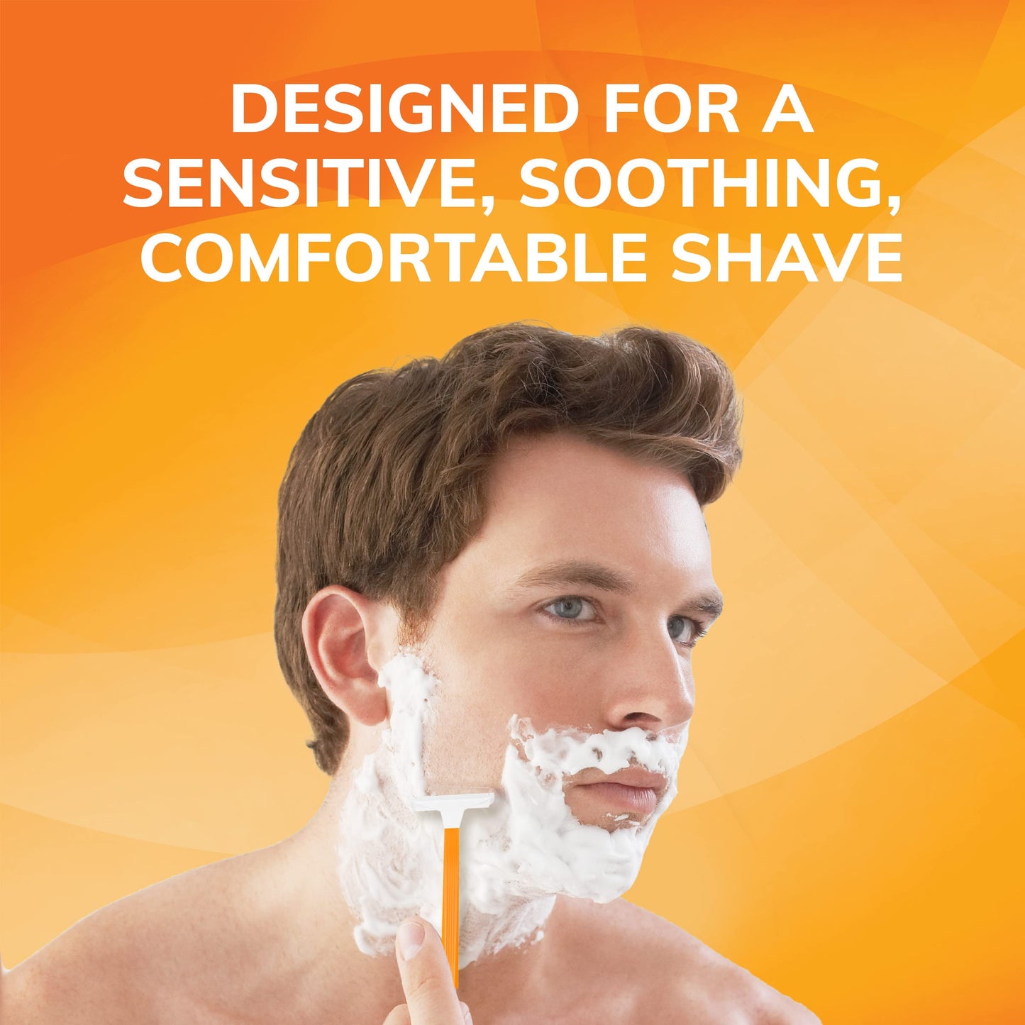 BIC Sensitive Men’s Disposable 1-Blade Razors, Smooth Shave for Dorm and Daily Grooming, 52-Pack Beauty and Personal Care BIC