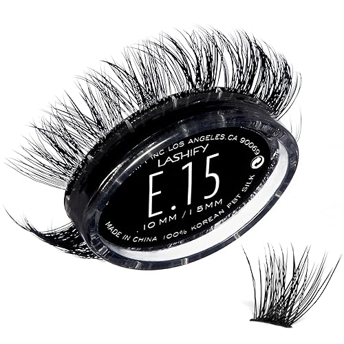 Lashify Extreme 15mm Gossamer DIY Eyelash Extensions Refill, Black, Easy False Lashes To Add Tremendous Volume Beauty & Personal Care Lashify