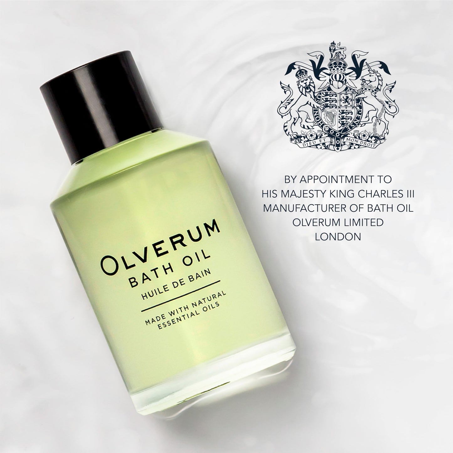OLVERUM - Natural Bath Oil - Vegan, Cruelty-Free, Revitalizing Clean Beauty Bath Oil (4.25 fl oz - 125 ml) Beauty and Personal Care OLVERUM