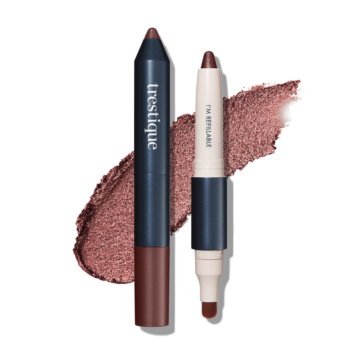 TRE'STIQUE Shadow Crayon, Refillable Eyeshadow Crayon With Built-In Blending Brush, Sustainable Shadow Makeup, Clean Beauty Eyeshadow Beauty & Personal Care TRE'STIQUE