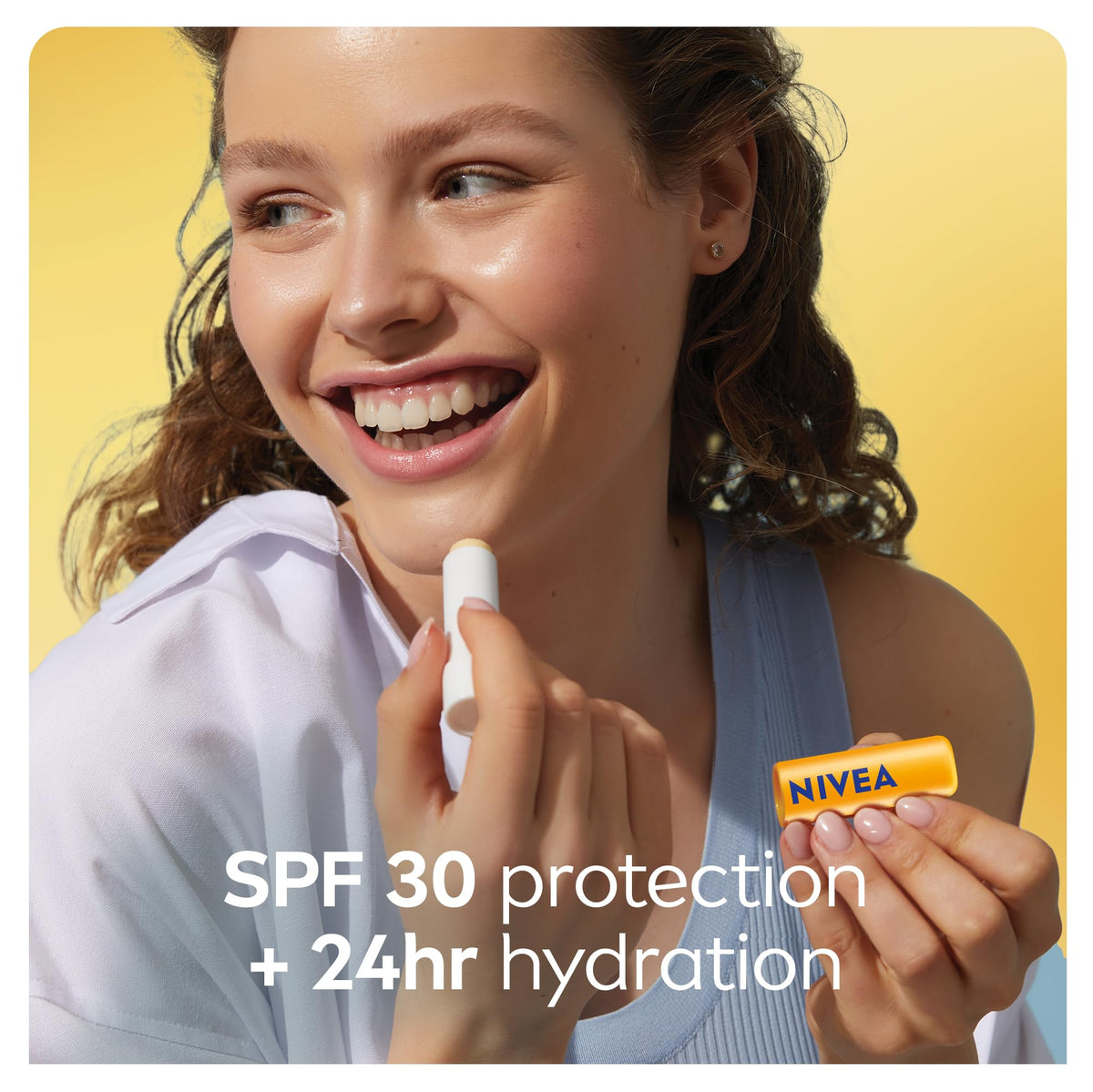 NIVEA Sun Caring Lip Balm Sticks with SPF 30, Duo Pack (2 x 4.8 g)(Imported from Canada) Beauty & Personal Care NIVEA