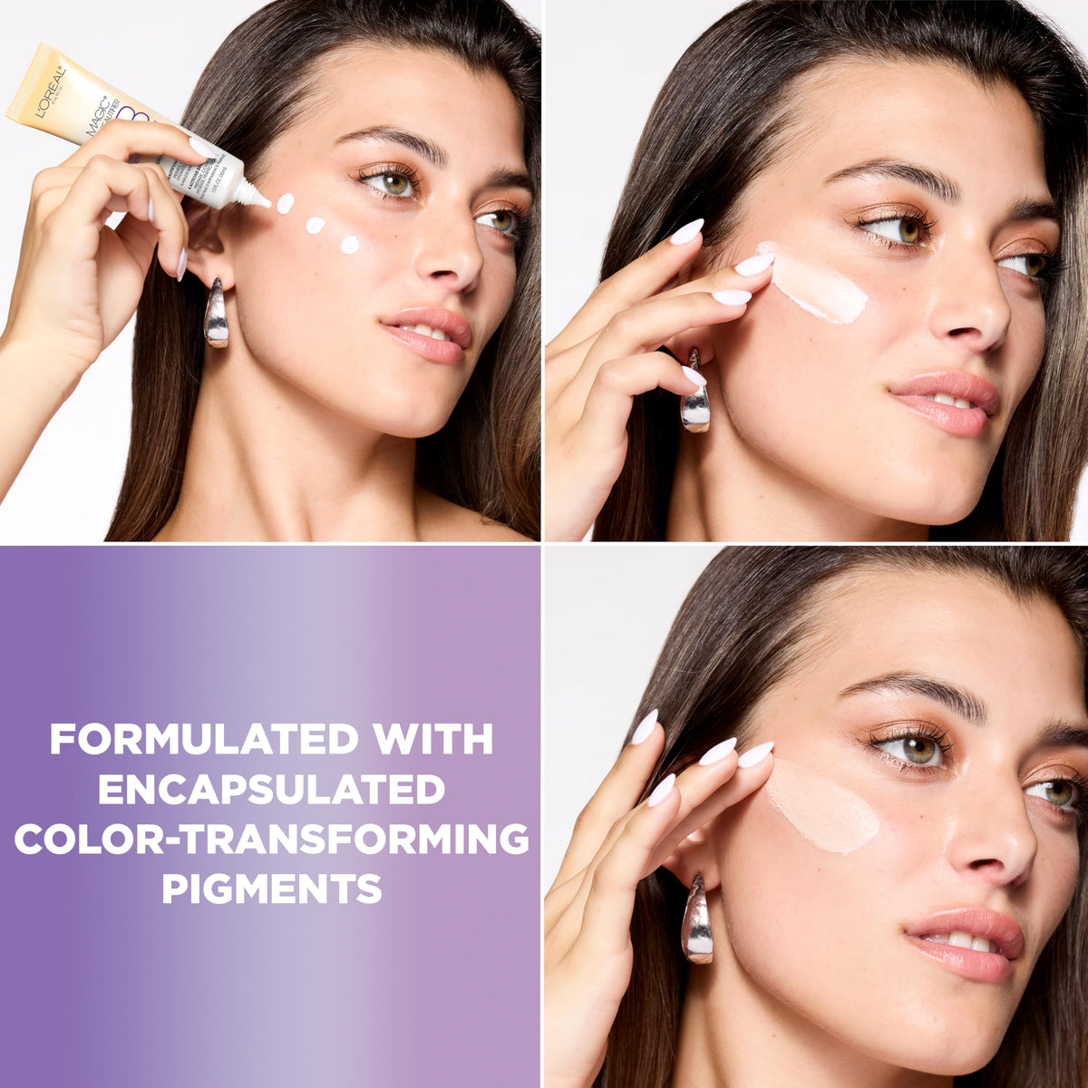L'Oreal Paris Magic BB Cream, Hydrating Skin Beautifier & Color Changing Foundation, Light Coverage, Deep, 1 fl oz.