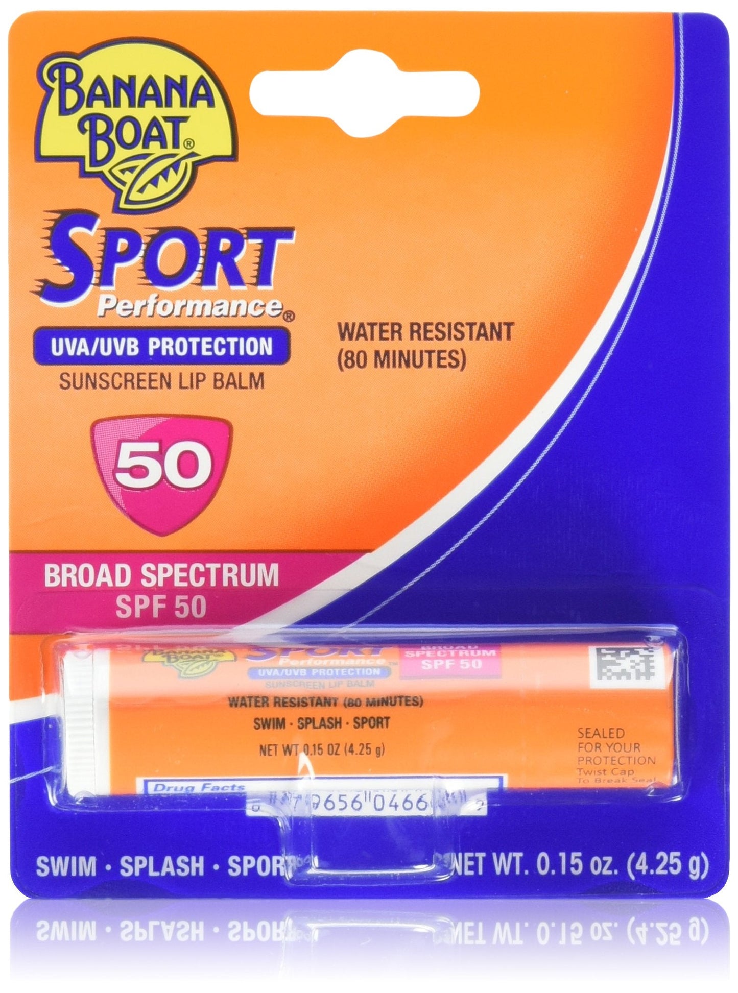 Banana Boat Spf#50 Sport Lip Balm 0.15 Ounce (4.4ml) (3 Pack) Beauty & Personal Care Banana Boat
