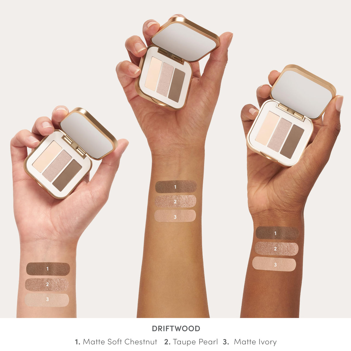 jane iredale PurePressed Eye Shadow Triple Driftwood