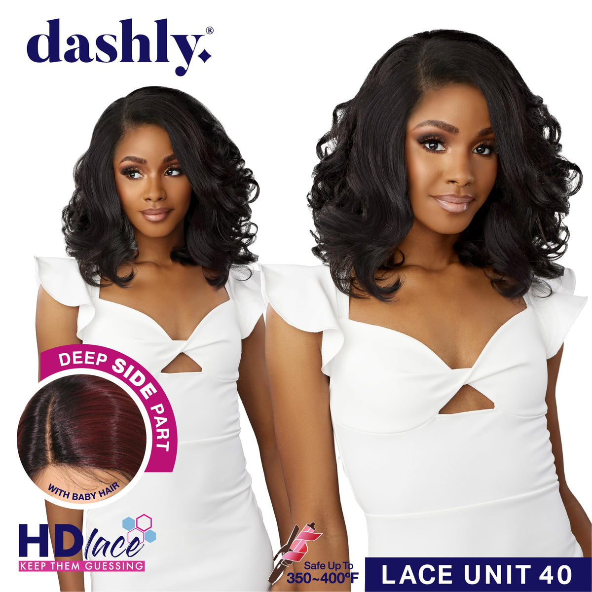 Sensationnel Dashly Lace Front Wig-Unit 40, CH27