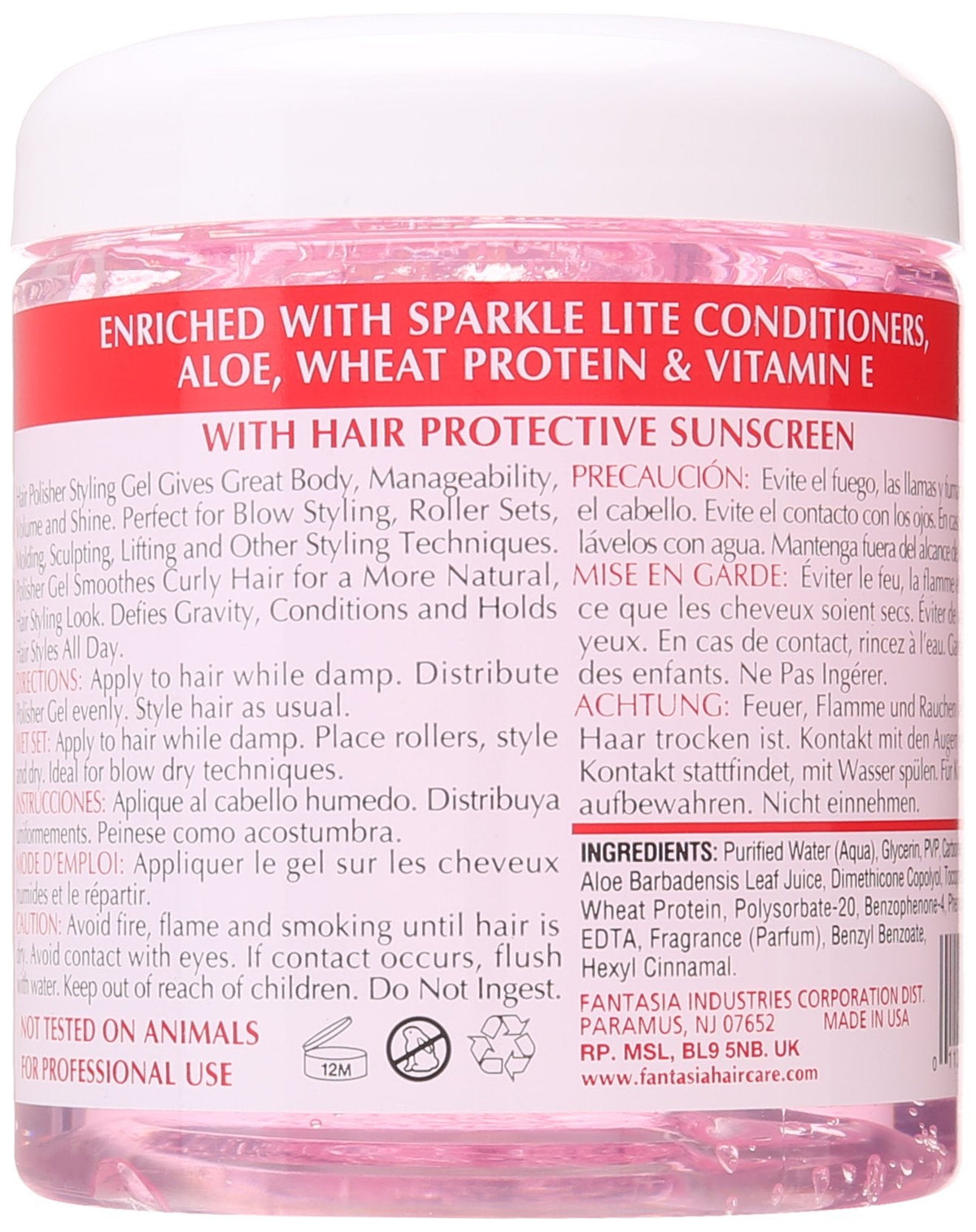 Fantasia Polisher Gel, 16 Ounce (0011313020111) Beauty & Personal Care Fantasia