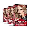 Revlon Colorsilk Beautiful Color Permanent Hair Color, (OLD VERSION) 70 Medium Ash Blonde (Pack of 3) Beauty & Personal Care REVLON