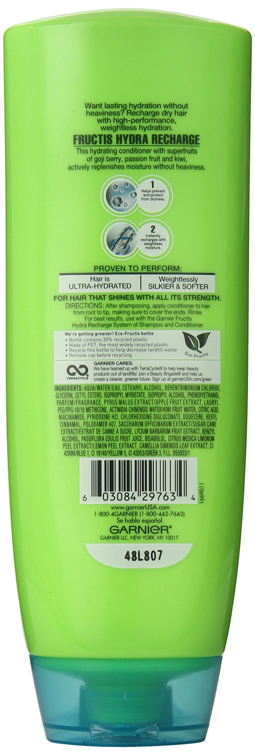 Garnier Fructis Hydra Recharge Conditioner for Normal to Dry Hair, 13 Fluid Ounce