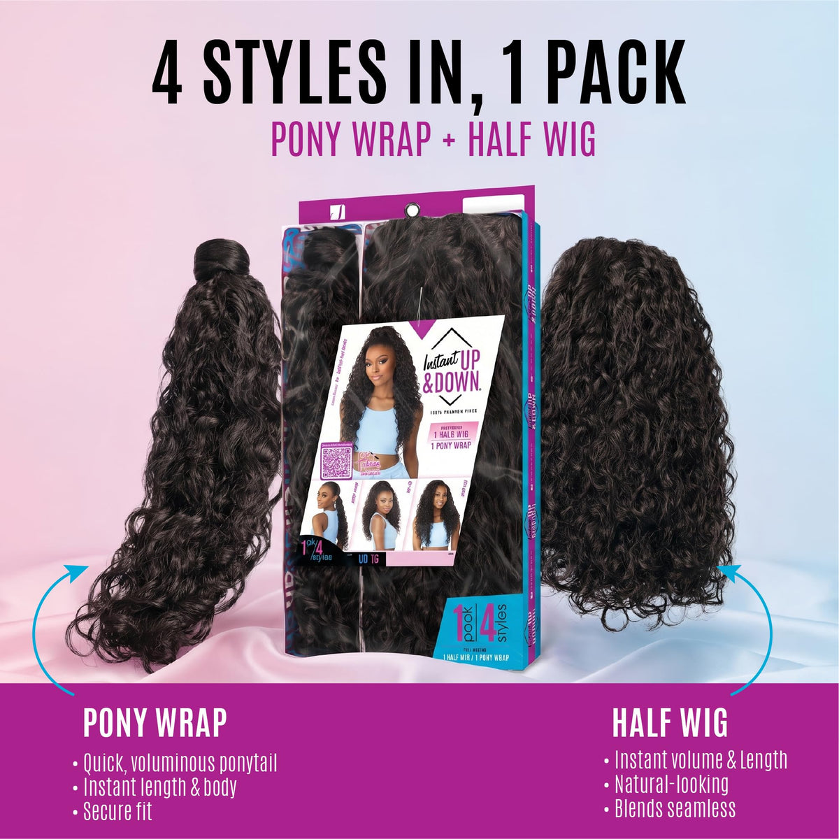 Sensationnel Instant Updown Halfwig Pony-Iud 25, TH2/COPPER