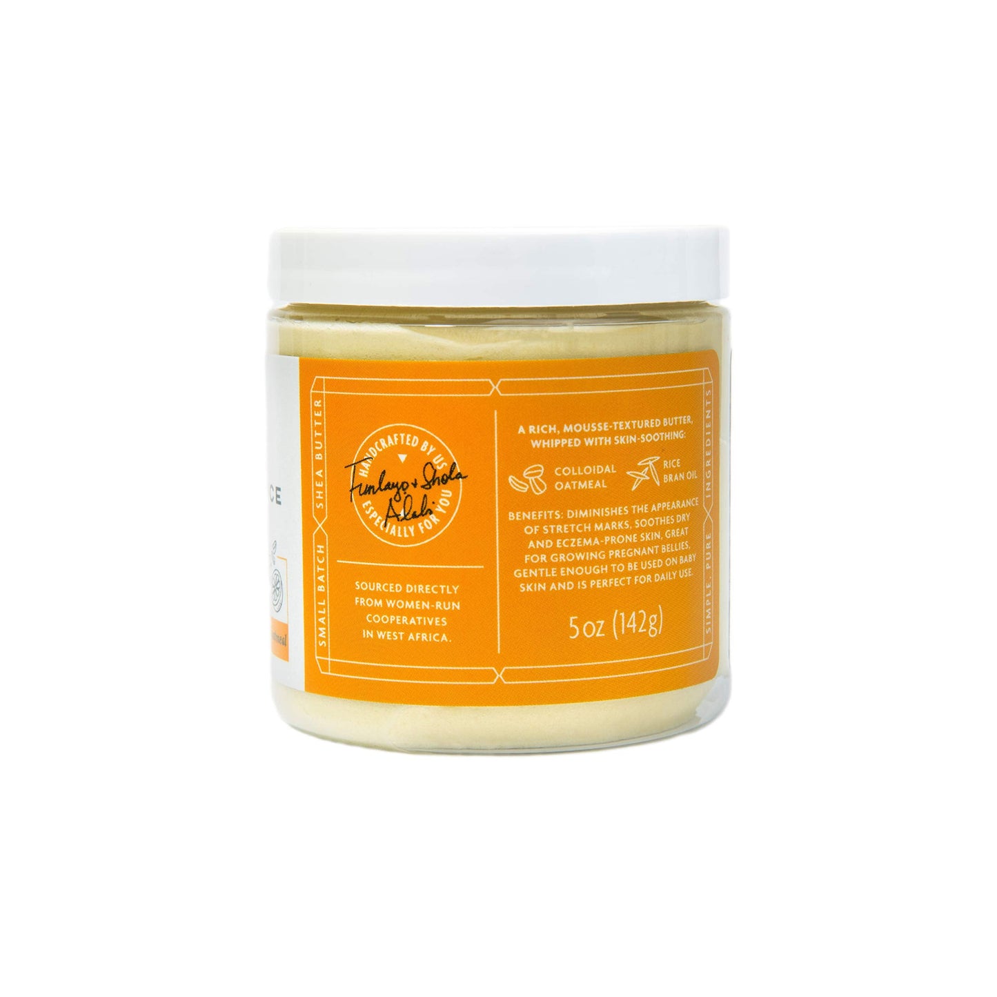 Shea Radiance P.U.R.E. Whipped Shea Butter with Colloidal Oatmeal - Whipped Body Butter Blended with Skin Soothing Oatmeal & Moisturizing Rice Bran Beauty & Personal Care Shea Radiance