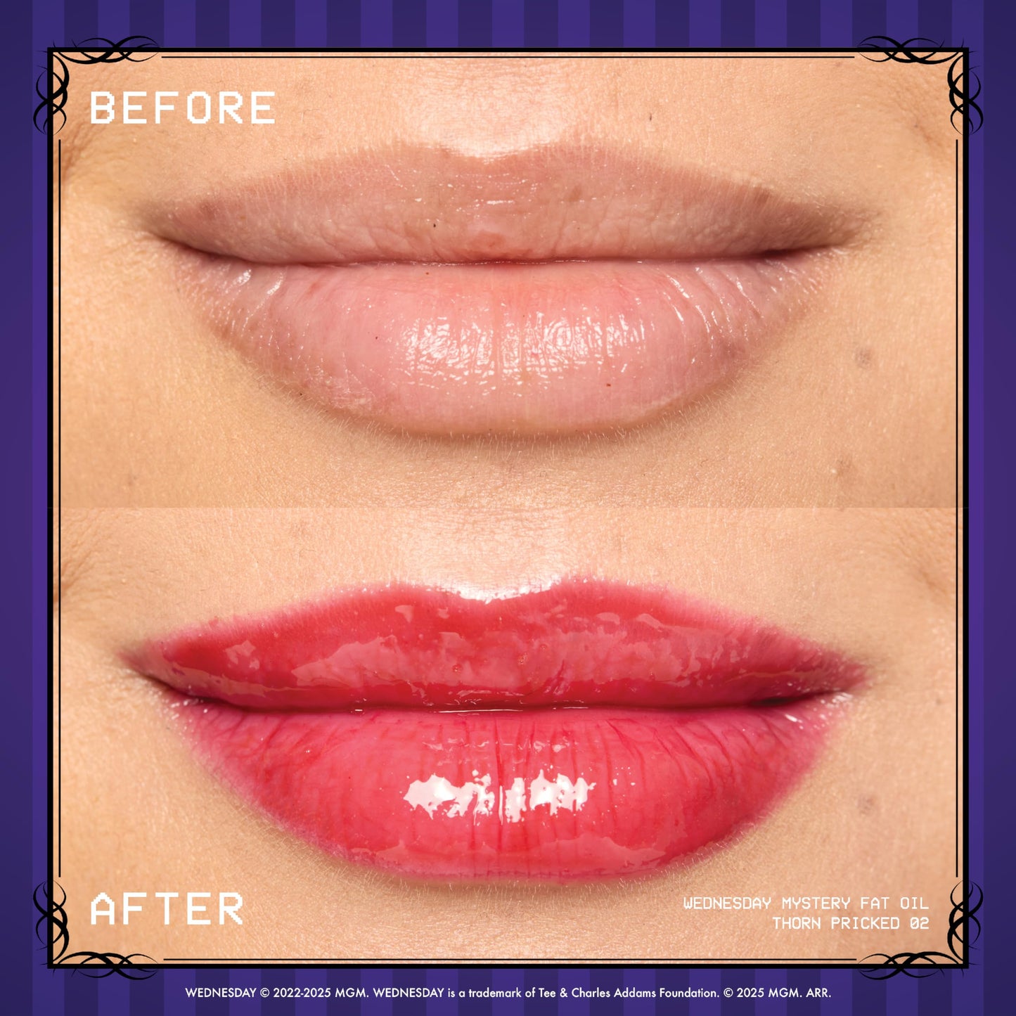 NYX PROFESSIONAL MAKEUP Wednesday Color-Shifting Lip Oil, Moisturizing, Tinted, and Non-Sticky Lip Gloss with up to 12HR Hydration - Thorn Pricked Beauty & Personal Care NYX PROFESSIONAL MAKEUP