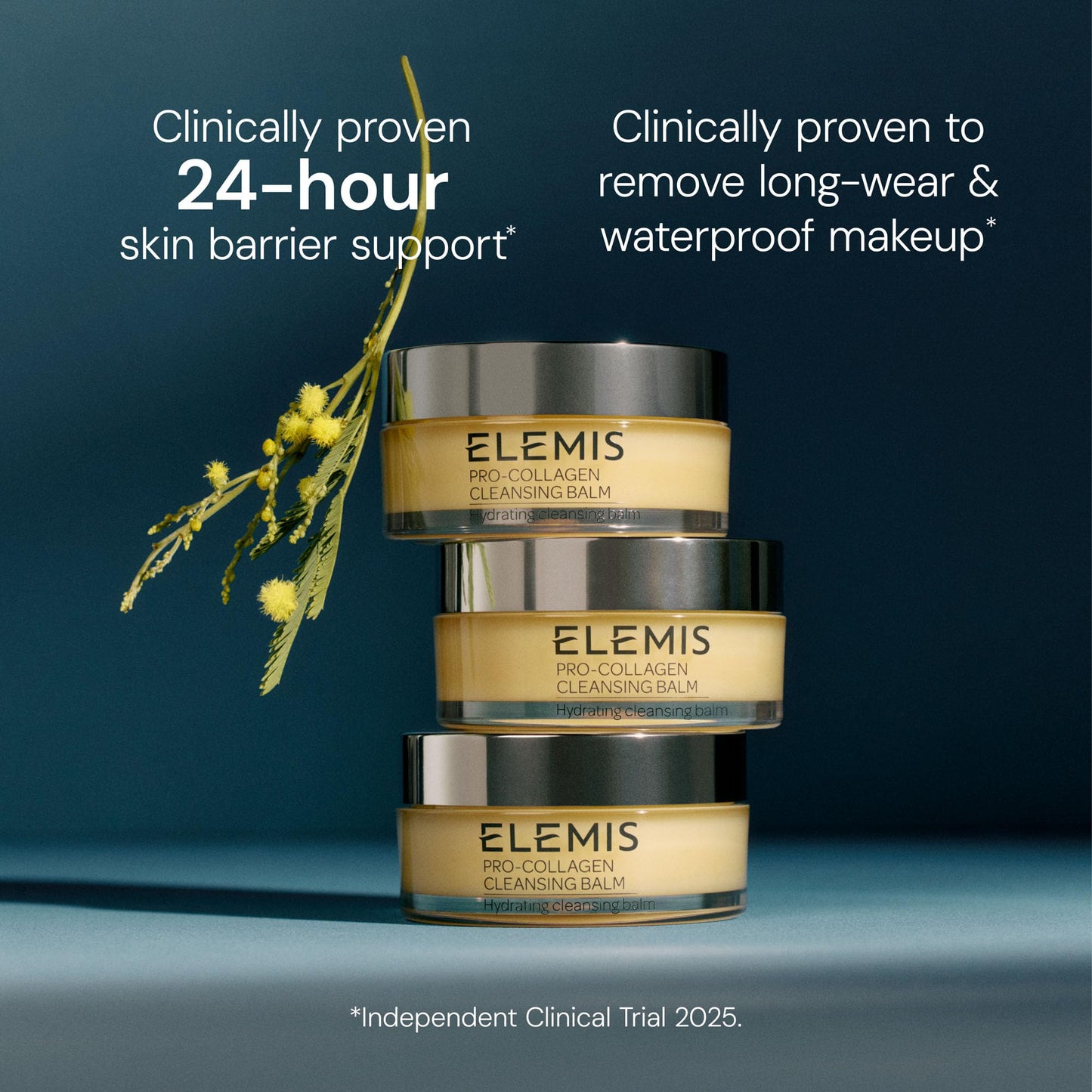 ELEMIS Pro-Collagen Cleansing Balm - 3-in-1 Daily Face Cleanser - Removes Waterproof Makeup - Lavender and Chamomile Oil Blend - 100g Beauty and Personal Care ELEMIS