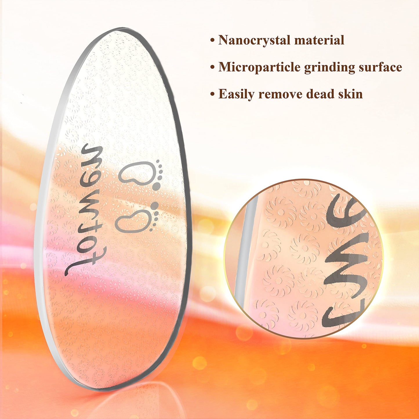 Updated 2025 Nano Foot Scrubber Callus Remover, Foot Care Pedicure Tool, fotwen Foot File with Nano-Level Grinding Points, Great for Dead Skin Beauty & Personal Care fotwen