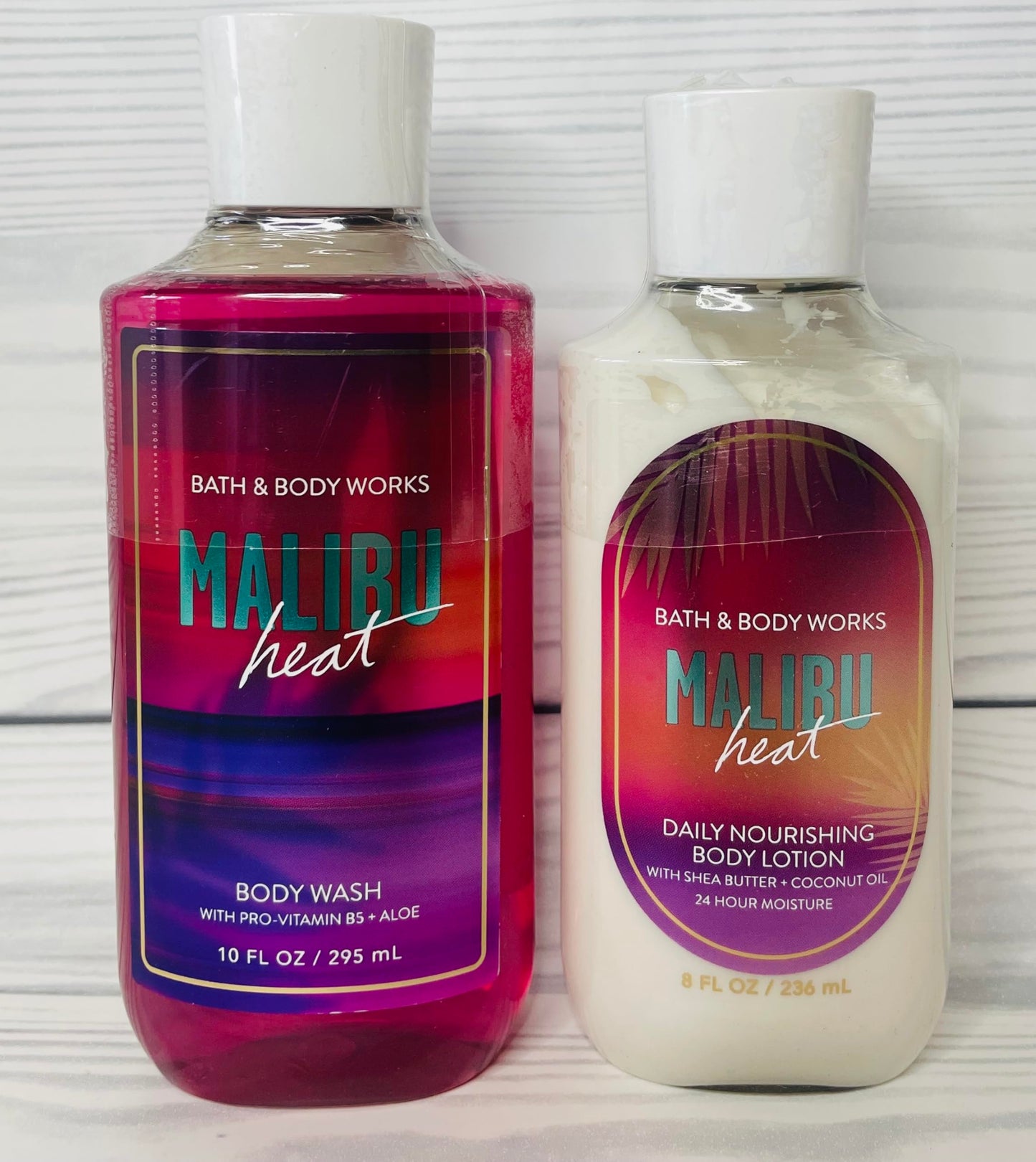 Bath & Body Works Malibu Heat Body Lotion and Body Gel Wash 2 Piece Set Beauty & Personal Care Bath & Body Works