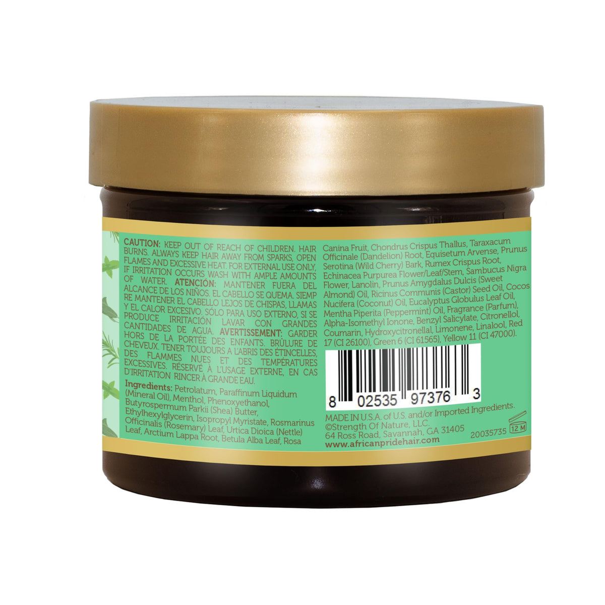 African Pride Feel It Formula Hair Strengthening Balm - 4oz