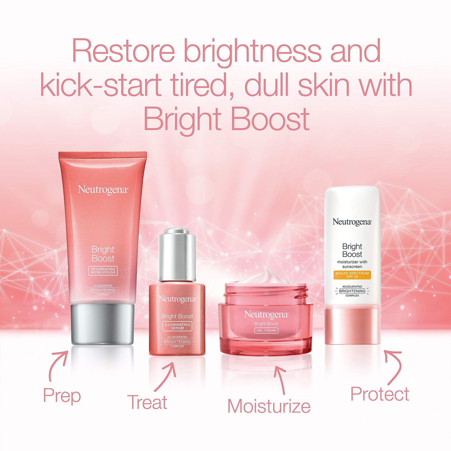 Neutrogena Neutrogena Bright Boost Brightening Gel Moisturizer Face Cream with Neoglucosamine, 1.7 Fl Oz Beauty & Personal Care Neutrogena