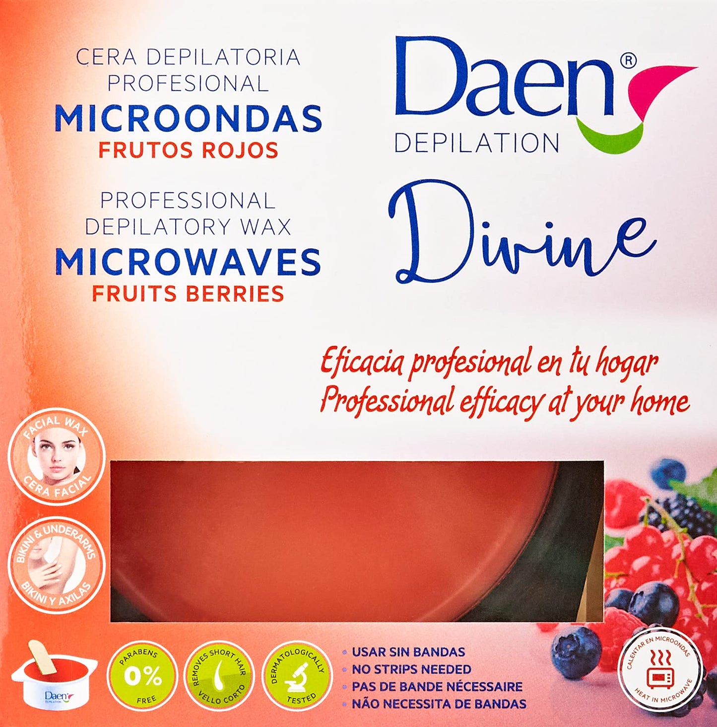Daen 100 g Berries Microwavable Wax Beauty and Personal Care Daen