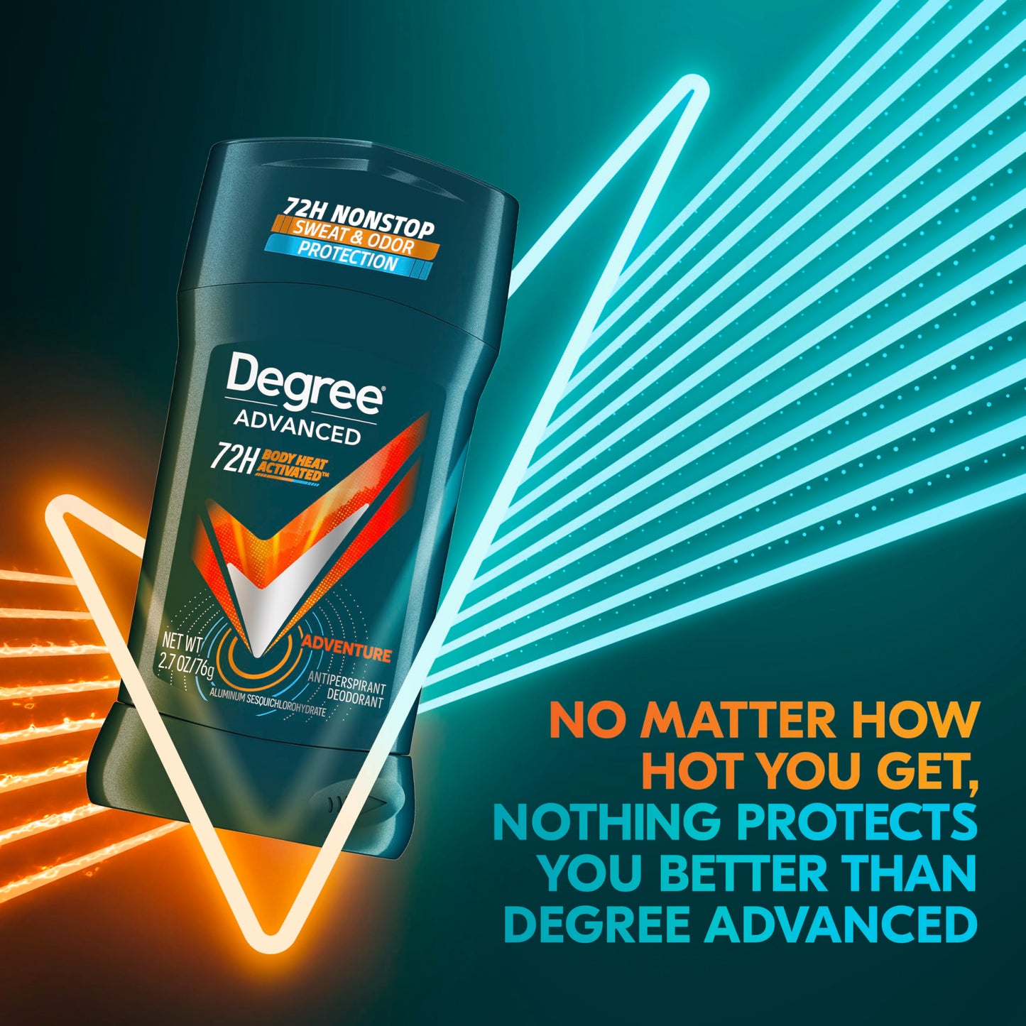 Degree Men Advanced Protection Antiperspirant Deodorant, Adventure, 2.7 oz, 2-Pack Beauty and Personal Care Degree