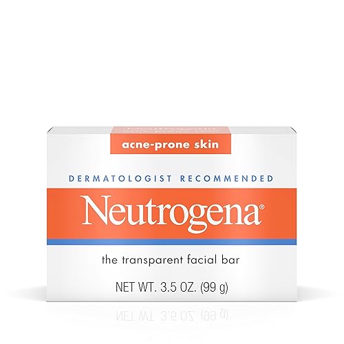 Neutrogena Facial Cleansing Bar Treatment for Acne-Prone Skin, Non-Medicated & Glycerin-Rich Hypoallergenic Formula with No Detergents or Dyes, 3.5 oz Beauty & Personal Care Neutrogena