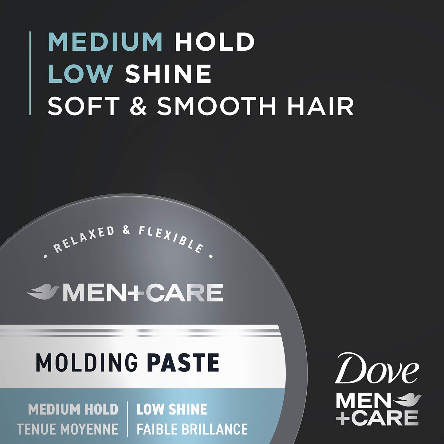 DOVE MEN + CARE Styling Aid Hair Product Medium Hold Sculpting Hair Paste Hair Styling for a Textured Look With A Matte Finish 1.75 oz Beauty & Personal Care Dove