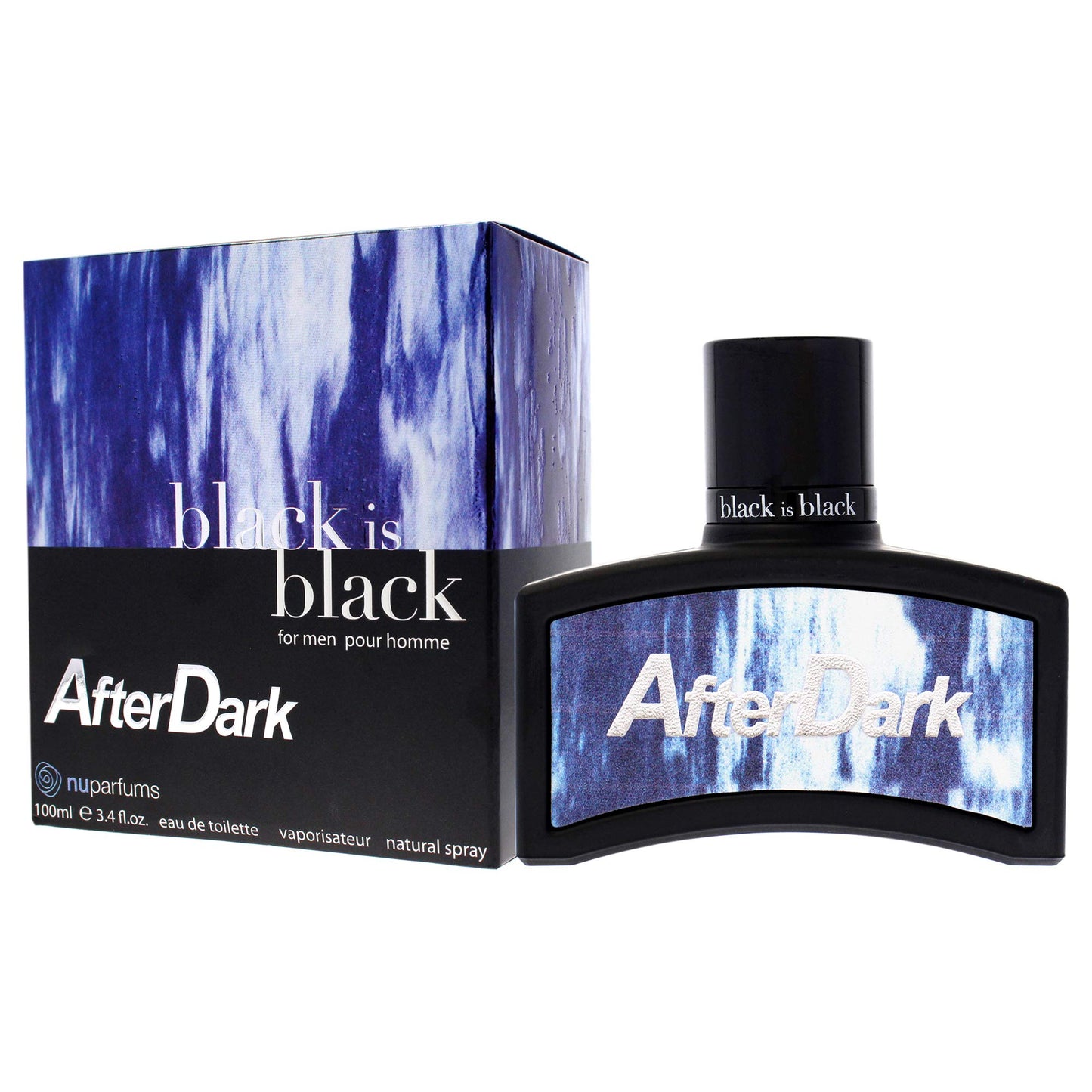 NU Parfums Black Is Black After Dark Men EDT Spray 3.4 oz Beauty & Personal Care Nuparfums